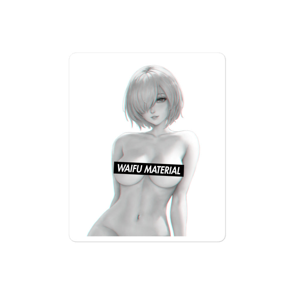 Mash Waifu Material #004 Kiss Cut Premium Sticker