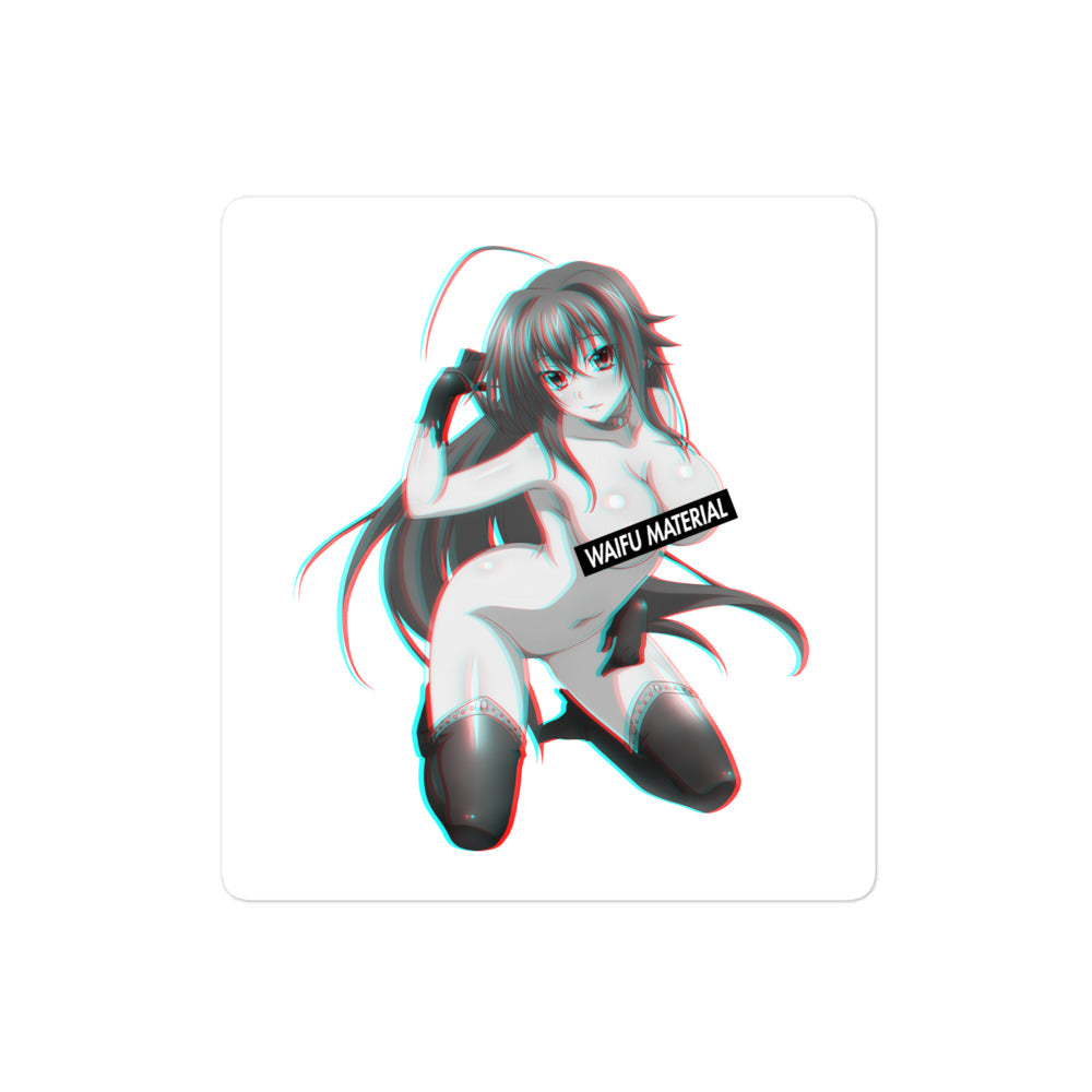 Rias Waifu Material #001 Kiss Cut Premium Sticker