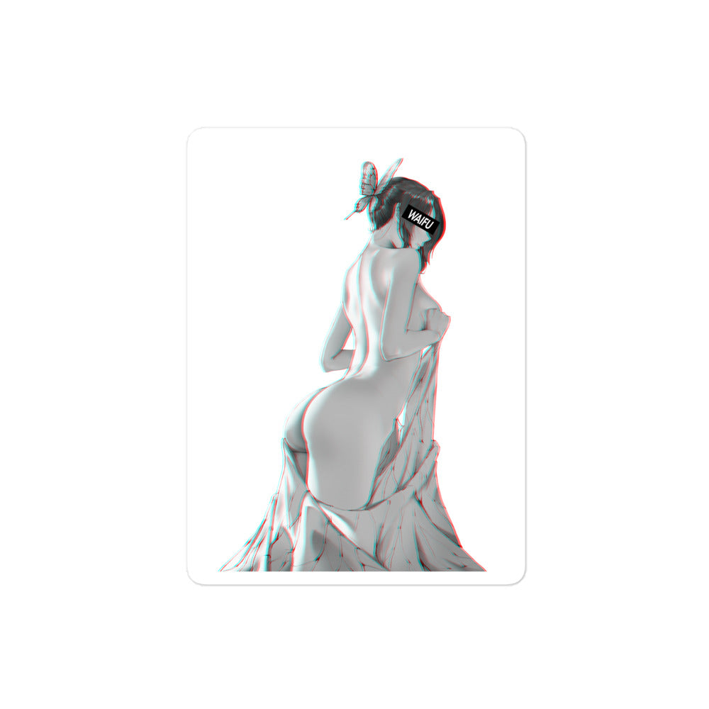 Shinobu Waifu Material #003 Kiss Cut Premium Sticker