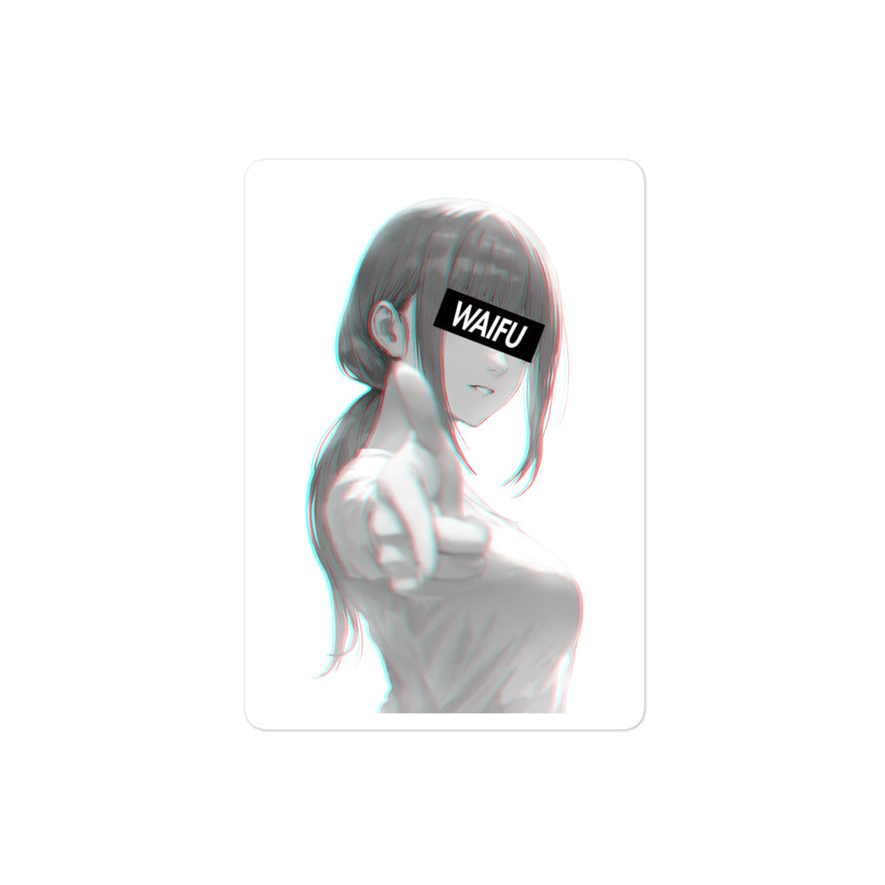 Makima Waifu Material #003 Kiss Cut Premium Sticker