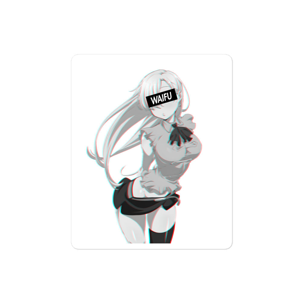 Elizabeth Waifu Material #002 Kiss Cut Premium Sticker