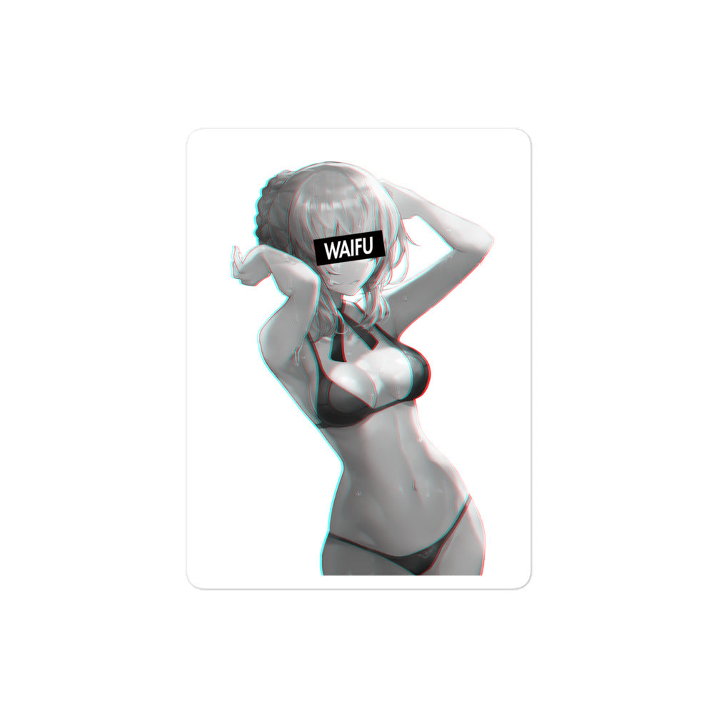 Saber Alter Waifu Material #003 Kiss Cut Premium Sticker