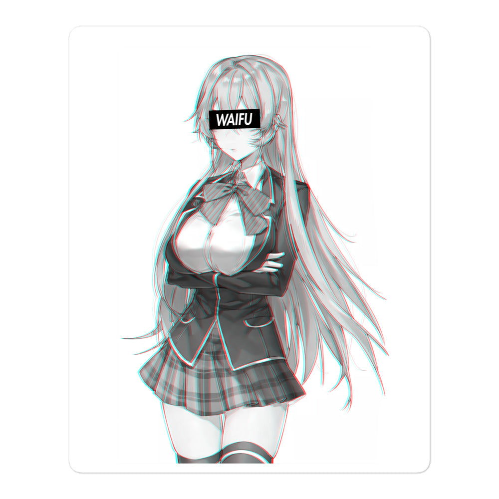 Erina Waifu Material #004 Kiss Cut Premium Sticker