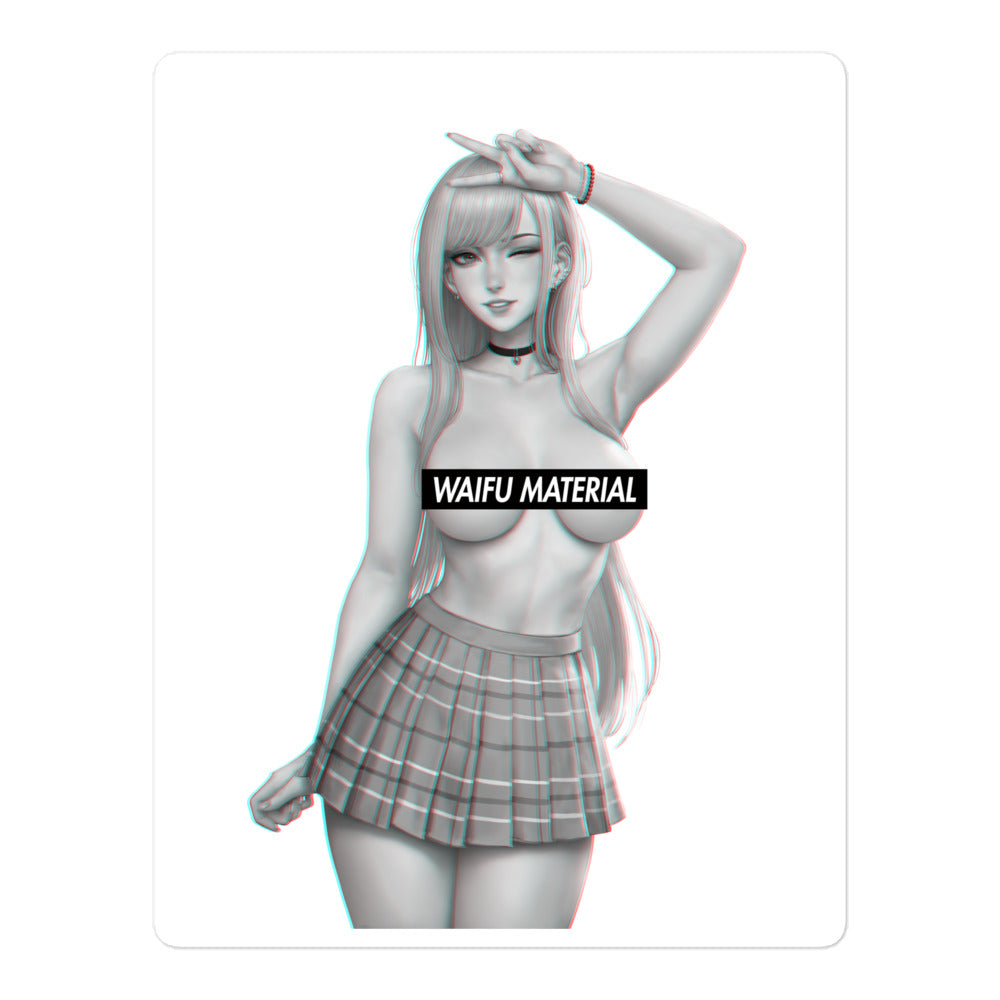 Marin Waifu Material #007 Kiss Cut Premium Sticker