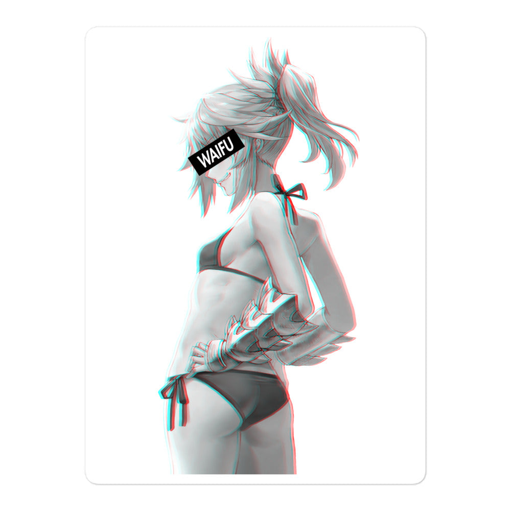 Mordred Waifu Material #008 Kiss Cut Premium Sticker