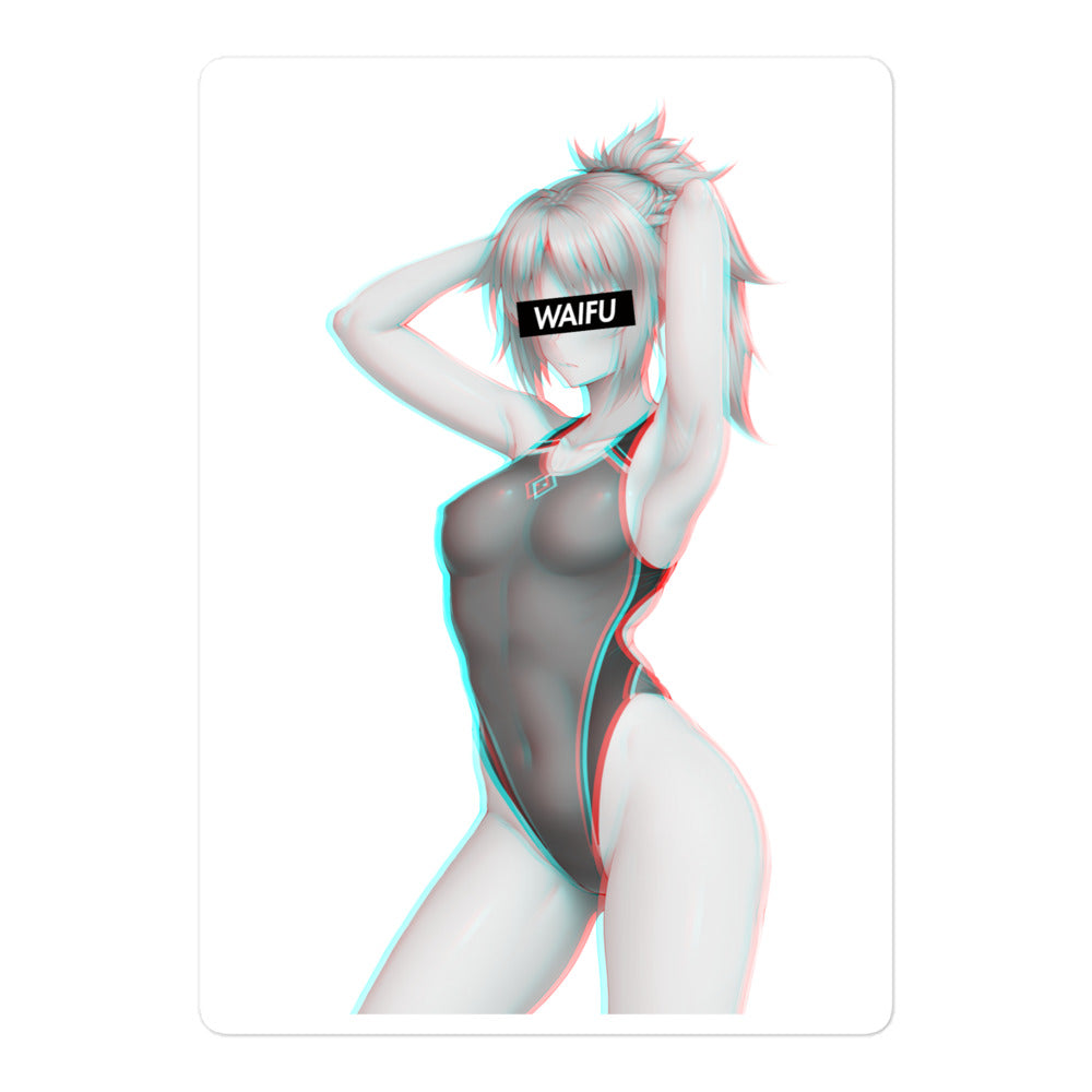 Mordred Waifu Material #007 Kiss Cut Premium Sticker