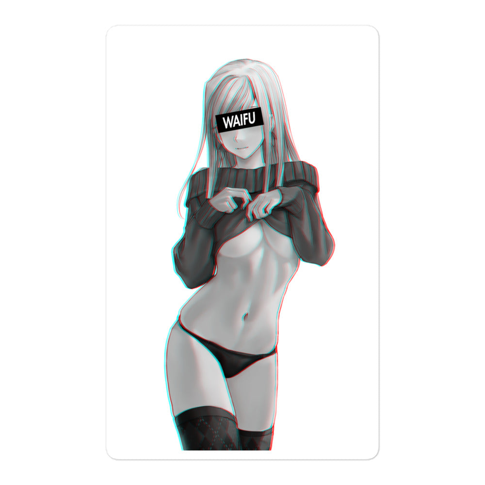 Musashi Miyamoto Waifu Material #009 Kiss Cut Premium Sticker