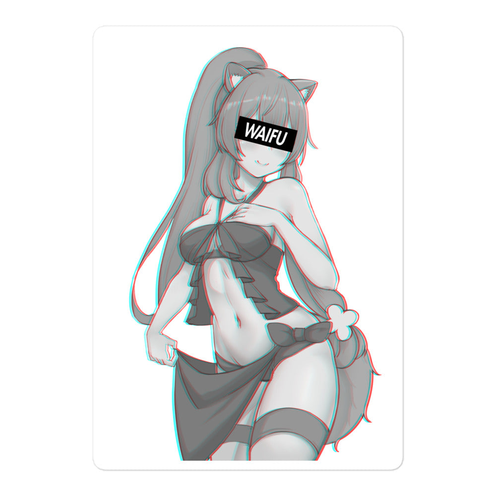 Raphtalia Waifu Material #006 Kiss Cut Premium Sticker