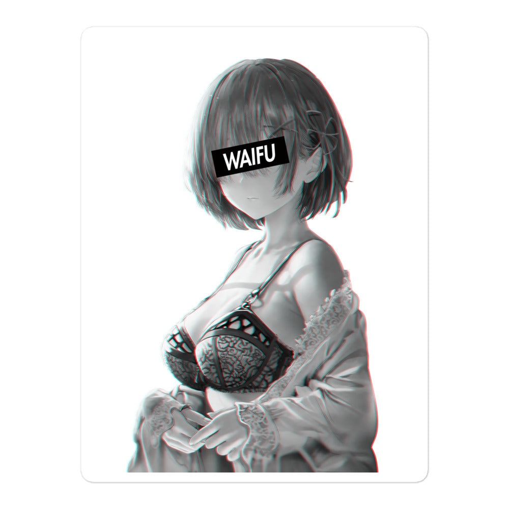 Rem Waifu Material #005 Kiss Cut Premium Sticker