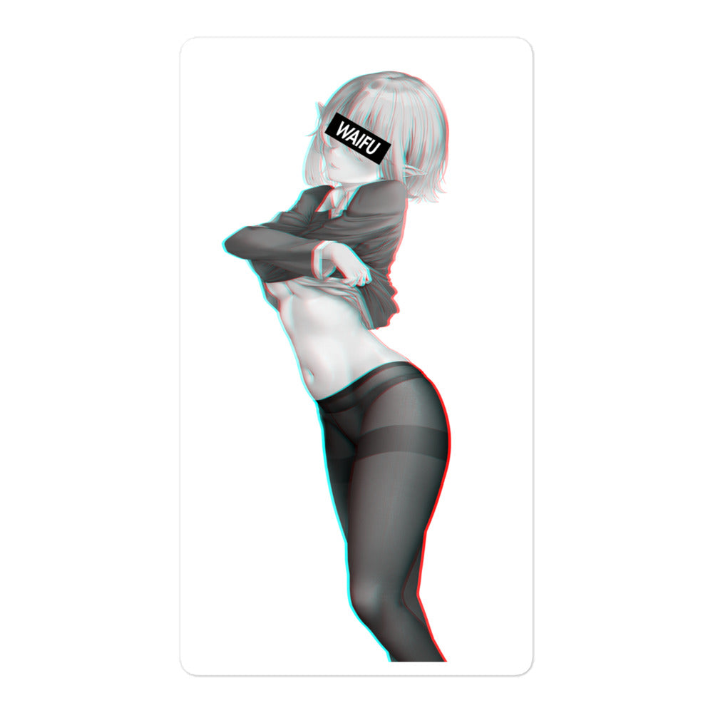 Ryuu Waifu Material #004 Kiss Cut Premium Sticker