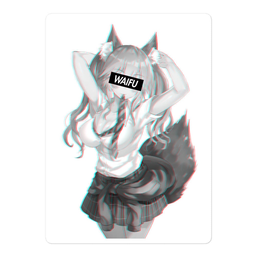 Tamamo Waifu Material #005 Kiss Cut Premium Sticker