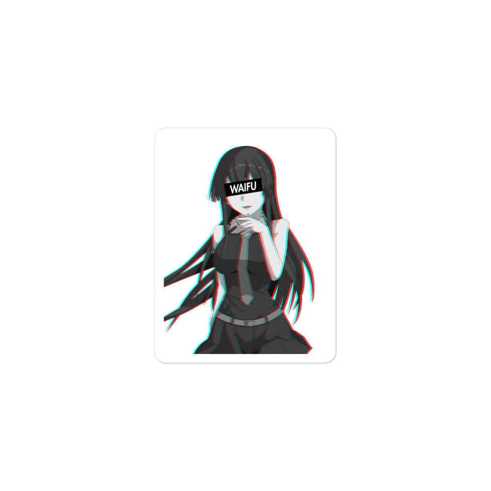 Akame Waifu Material #001 Kiss Cut Premium Sticker