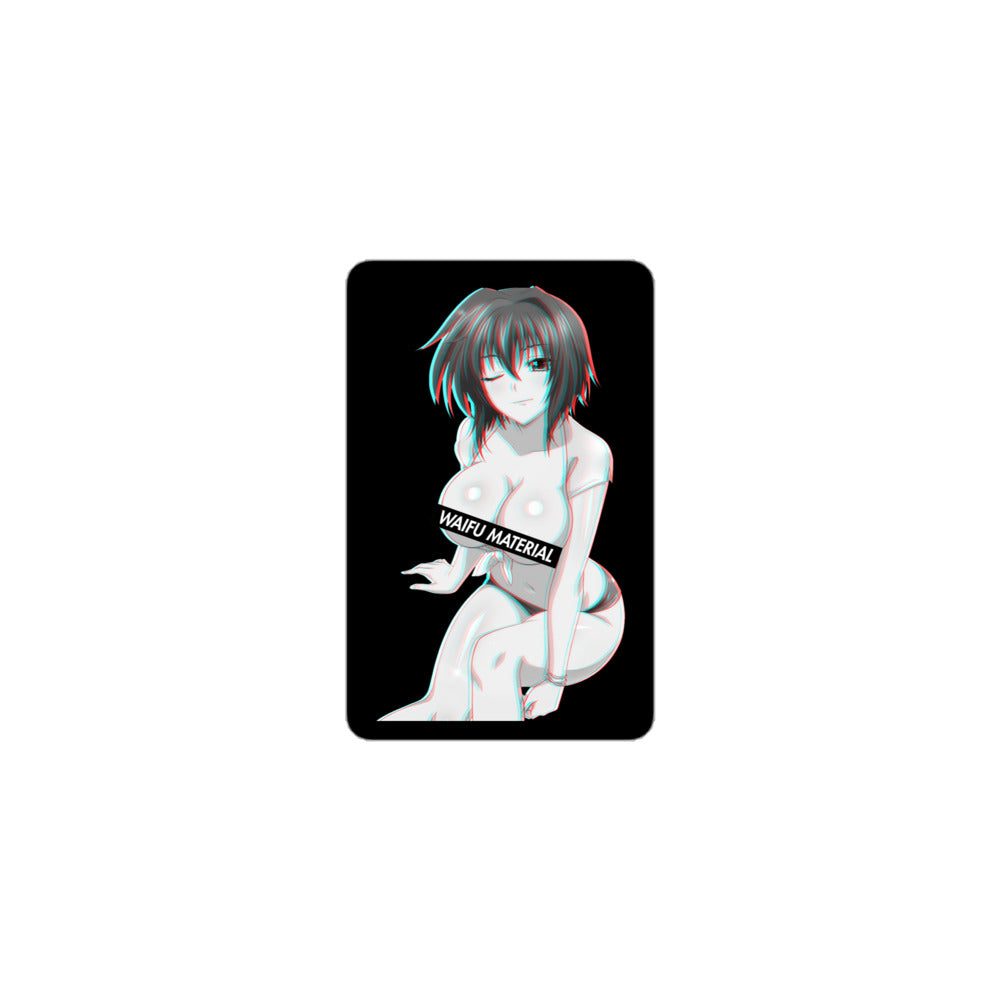 Xenovia Waifu Material - Black Edition #003 Kiss Cut Premium Sticker