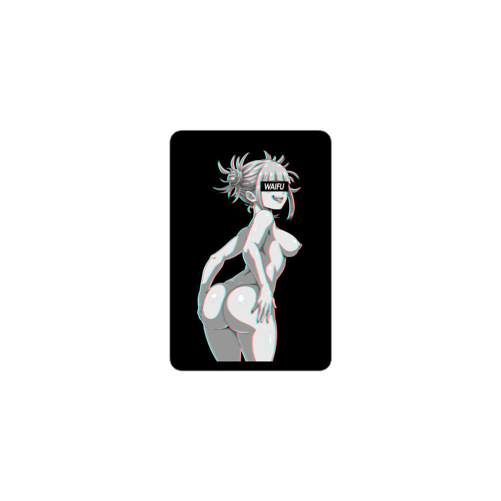 Toga Waifu Material - Black Edition #001 Kiss Cut Premium Sticker