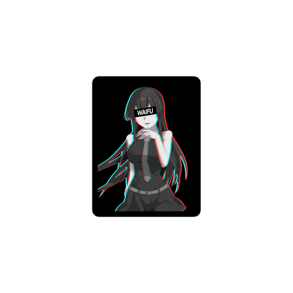 Akame Waifu Material - Black Edition #001 Kiss Cut Premium Sticker