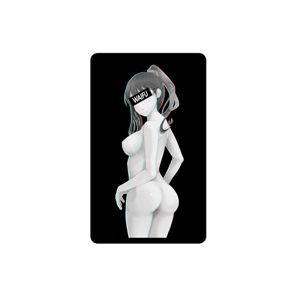 Rikka Waifu Material - Black Edition #003 Kiss Cut Premium Sticker