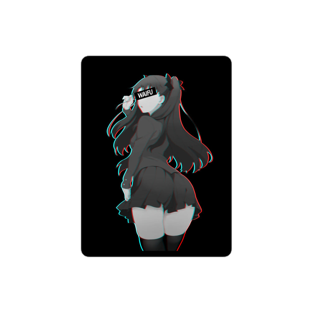 Rin Waifu Material - Black Edition #002 Kiss Cut Premium Sticker