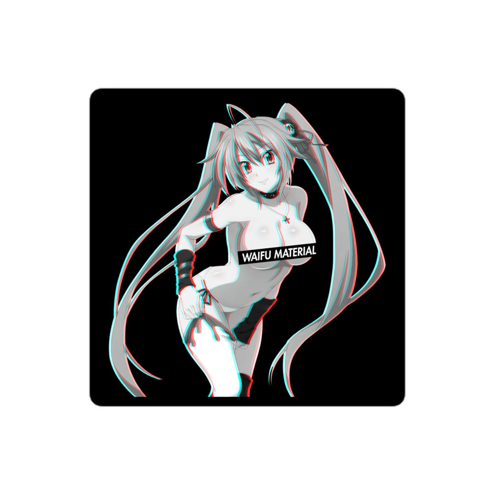 Irina Waifu Material - Black Edition #001 Kiss Cut Premium Sticker