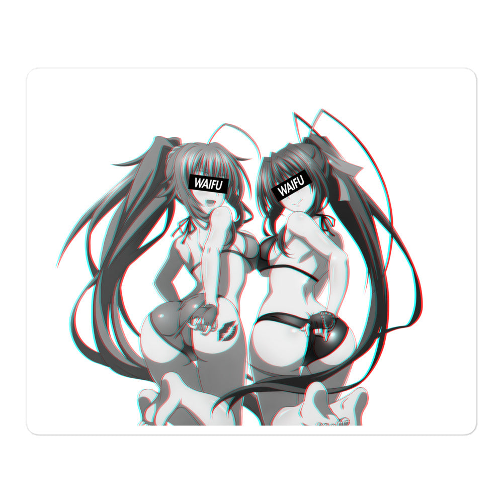 Akeno & Rias Waifu Material #001 Kiss Cut Premium Sticker