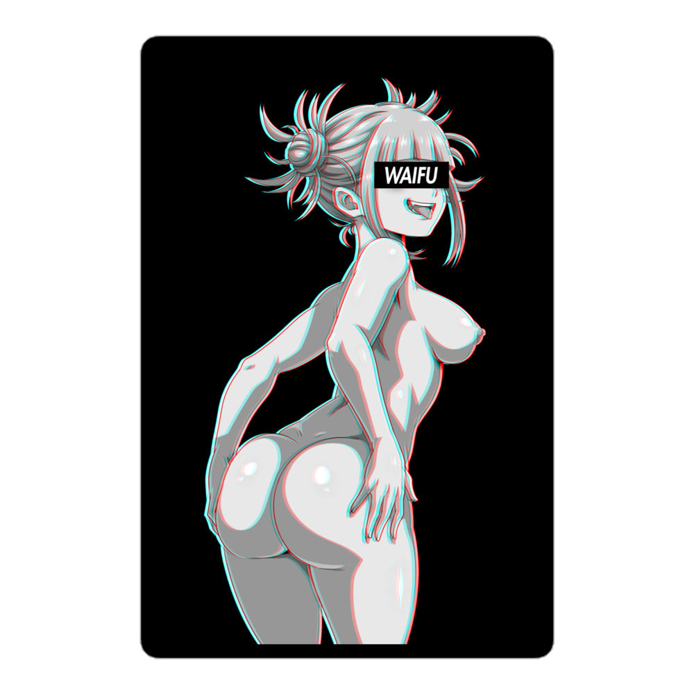 Toga Waifu Material - Black Edition #001 Kiss Cut Premium Sticker