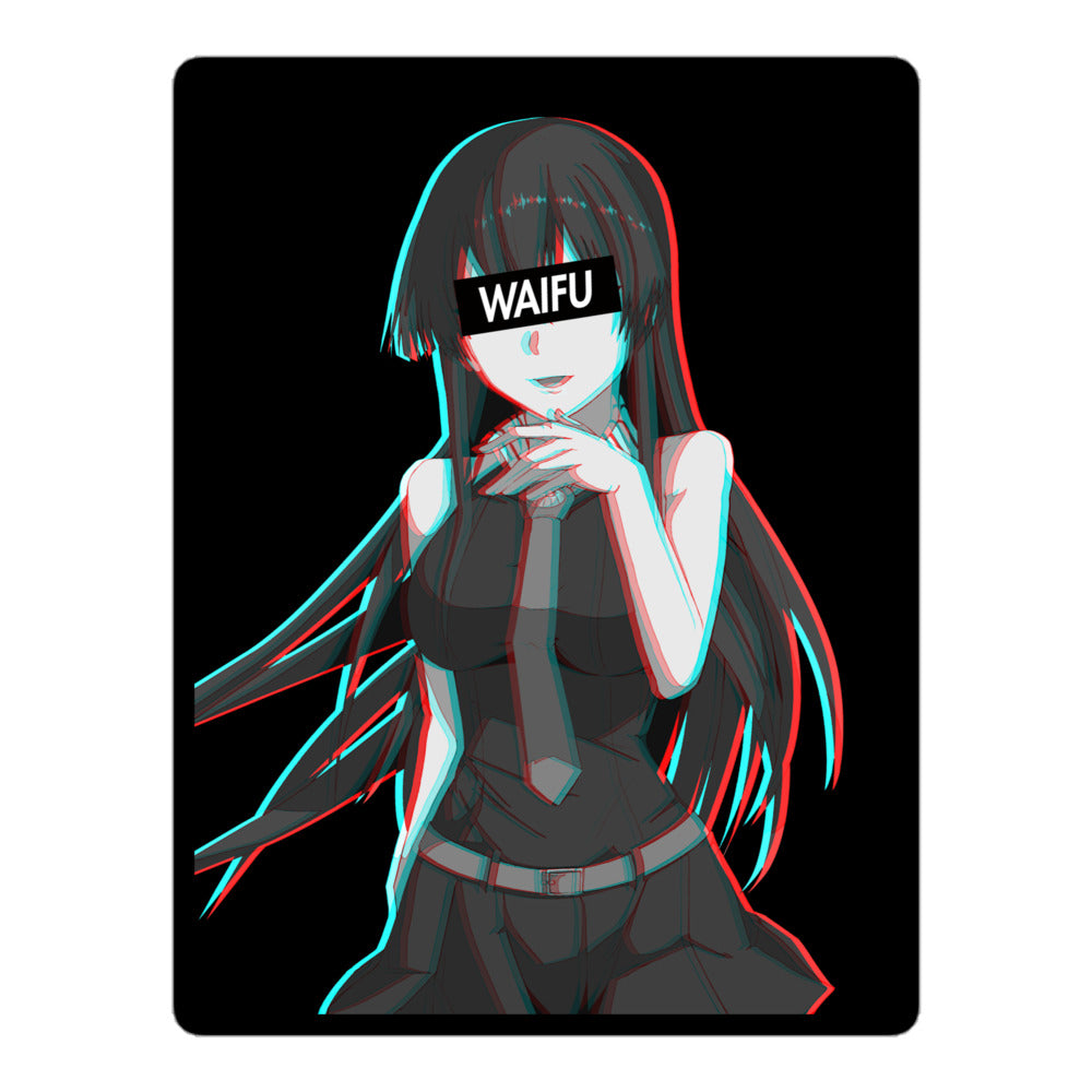 Akame Waifu Material - Black Edition #001 Kiss Cut Premium Sticker