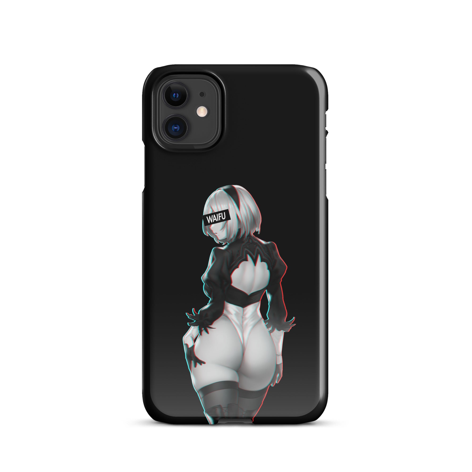 2B Waifu Material - Black Edition #001 iPhone Premium Case