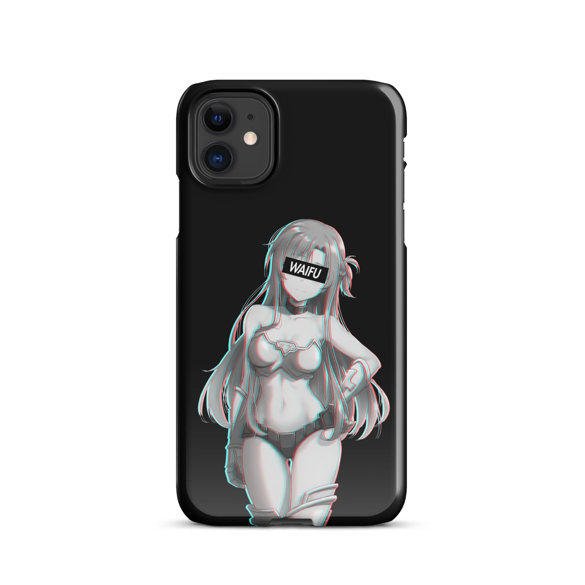 Asuna Waifu Material - Black Edition #001 iPhone Premium Case