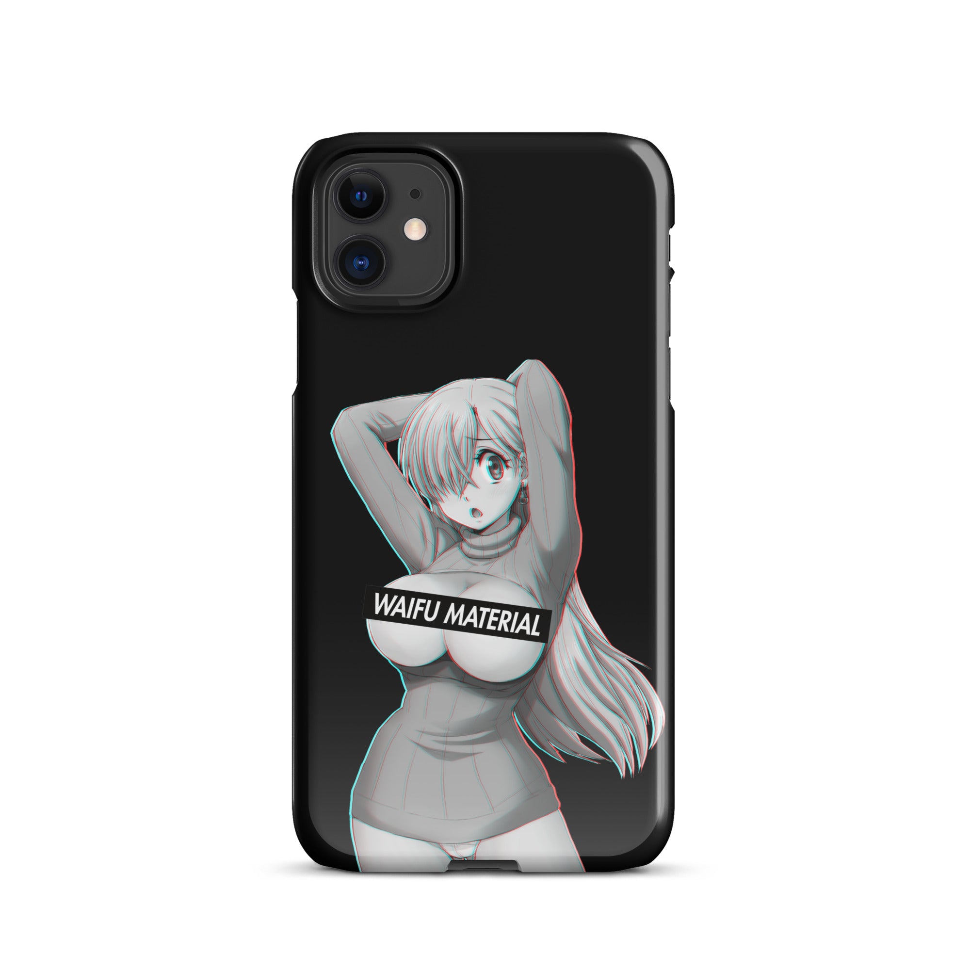 Elizabeth Waifu Material - Black Edition #001 iPhone Premium Case