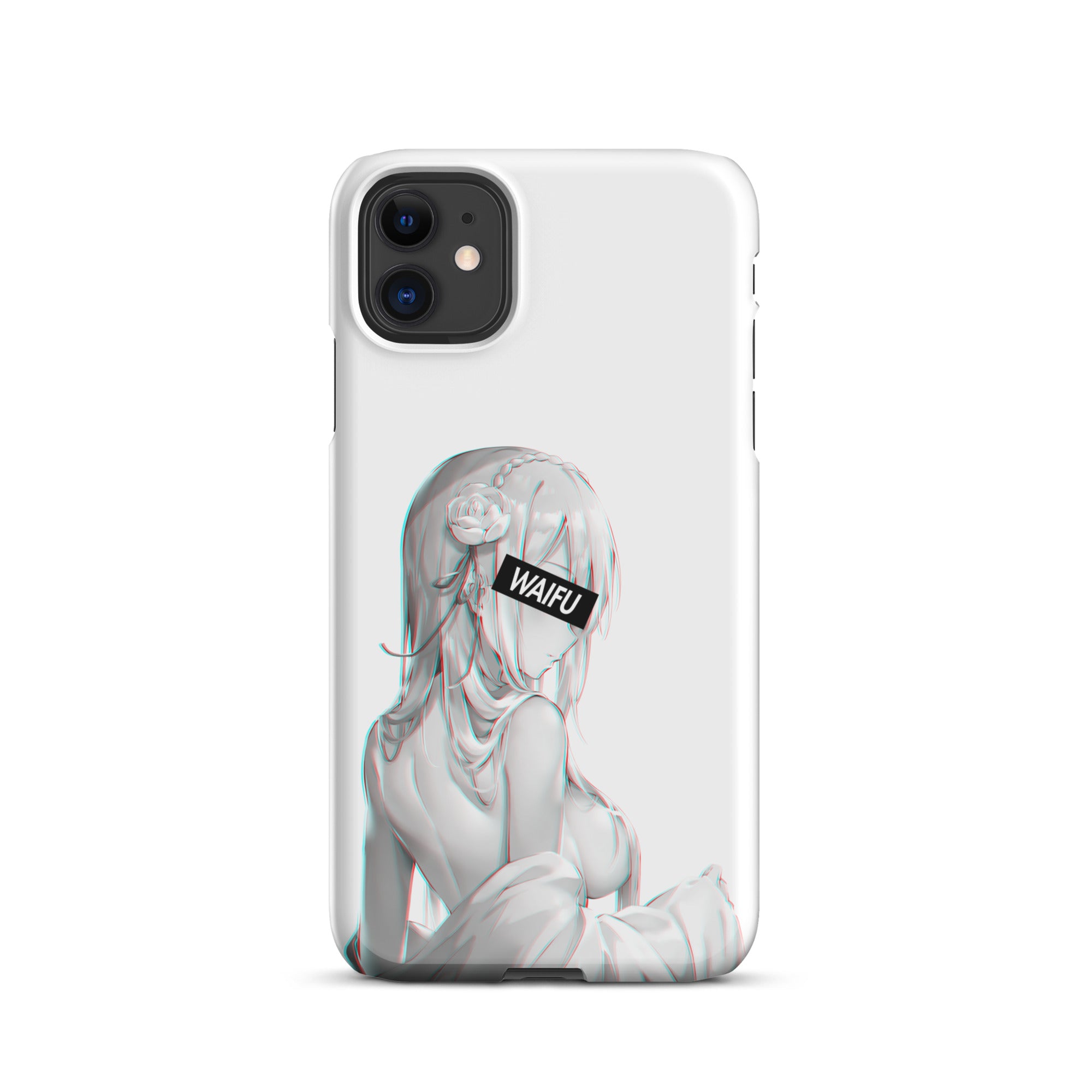 Emilia Waifu Material #001 iPhone Premium Case