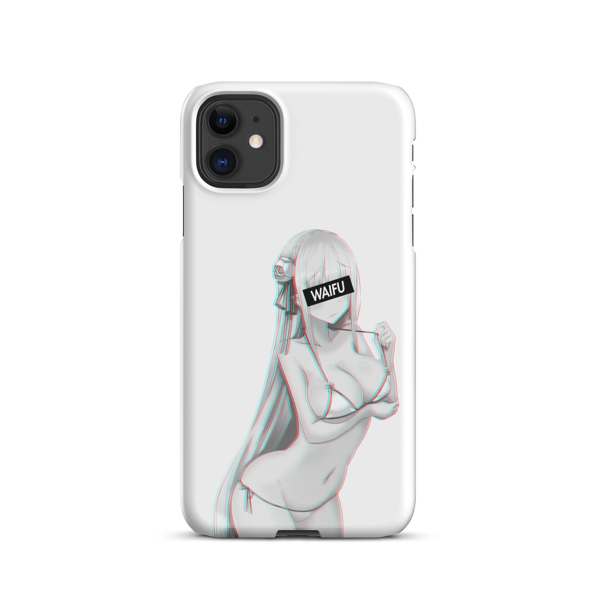 Emilia Waifu Material #002 iPhone Premium Case