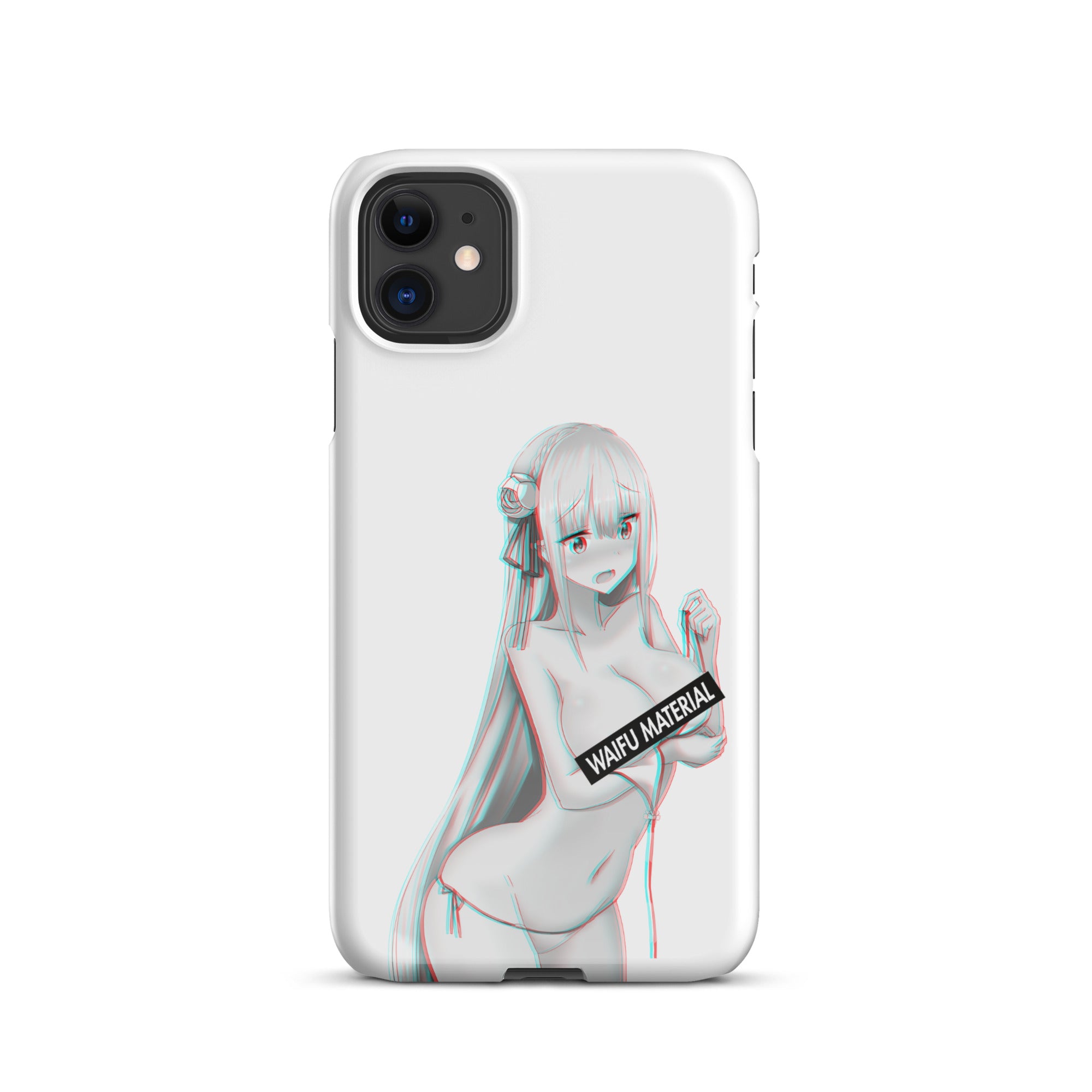 Emilia Waifu Material #003 iPhone Premium Case