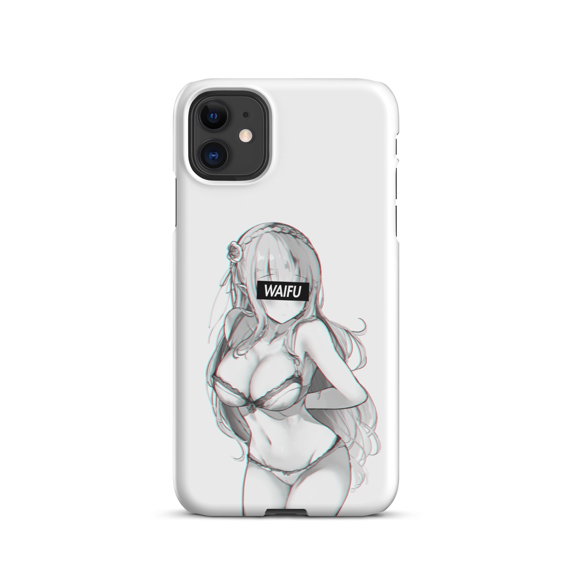 Emilia Waifu Material #004 iPhone Premium Case