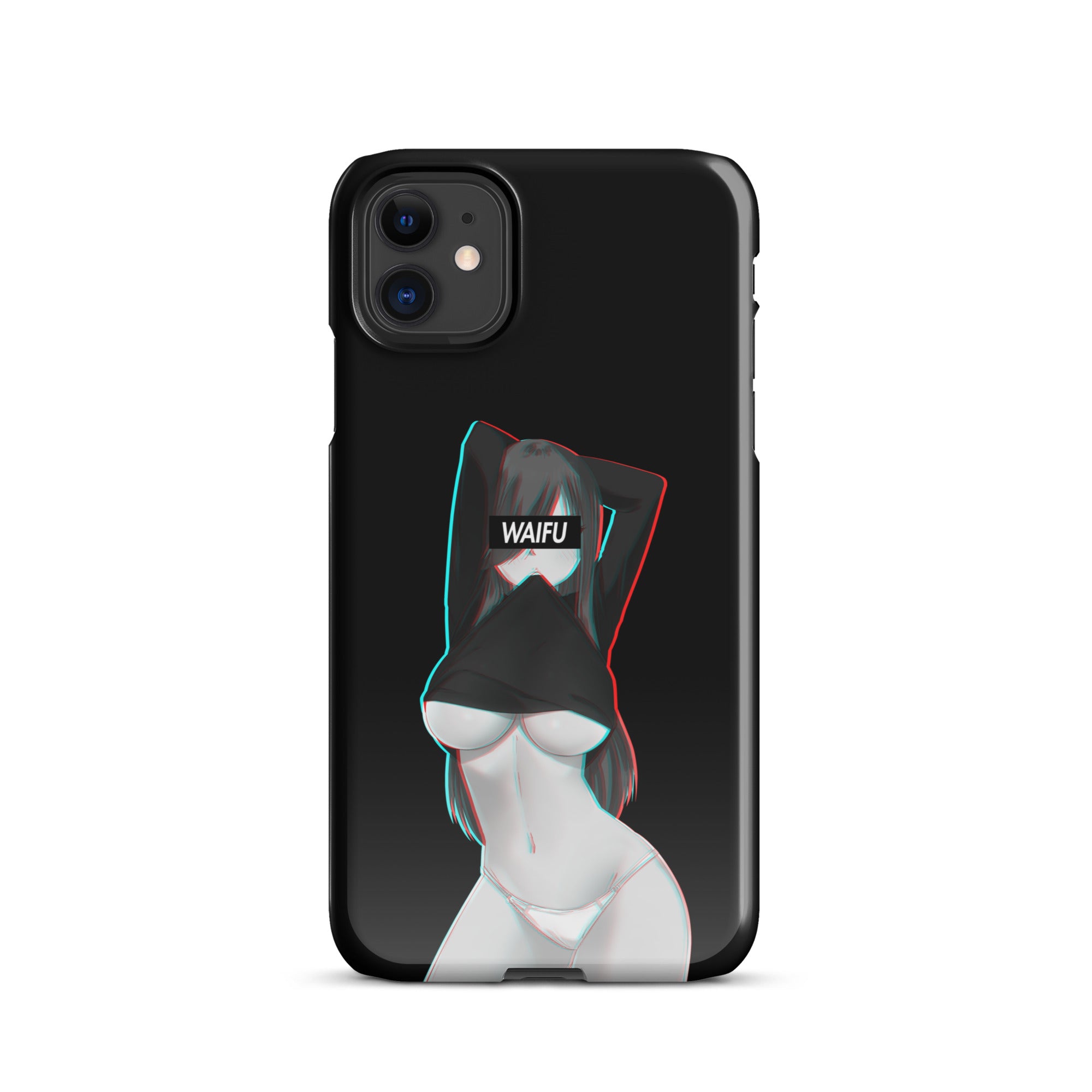 Erza Waifu Material - Black Edition #001 iPhone Premium Case