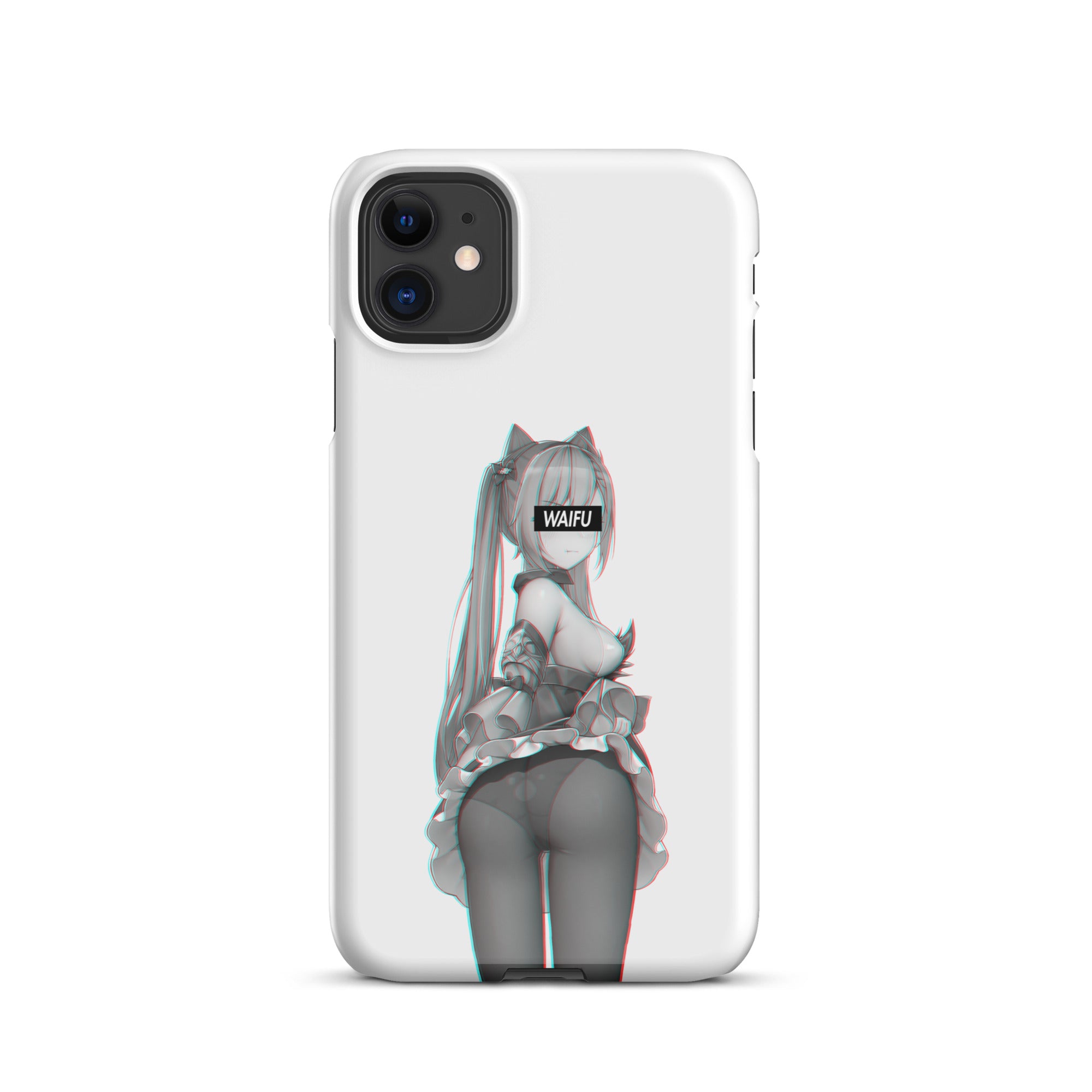 Keqing Waifu Material #001 iPhone Premium Case