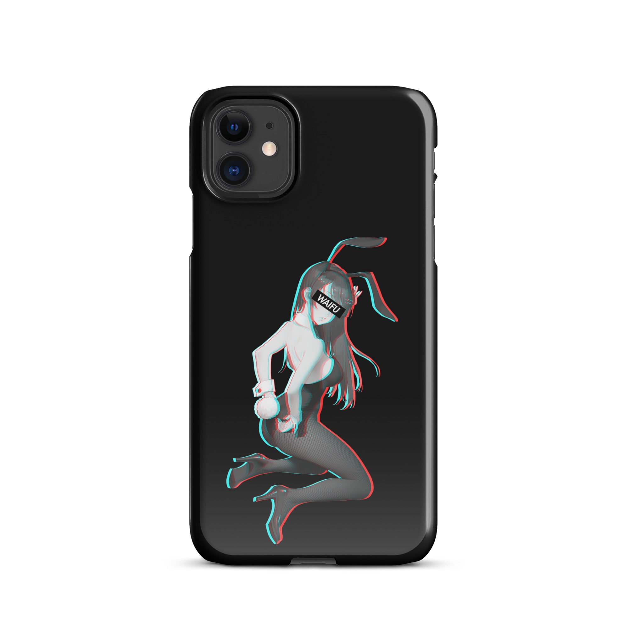 Mai Waifu Material - Black Edition #001 iPhone Premium Case