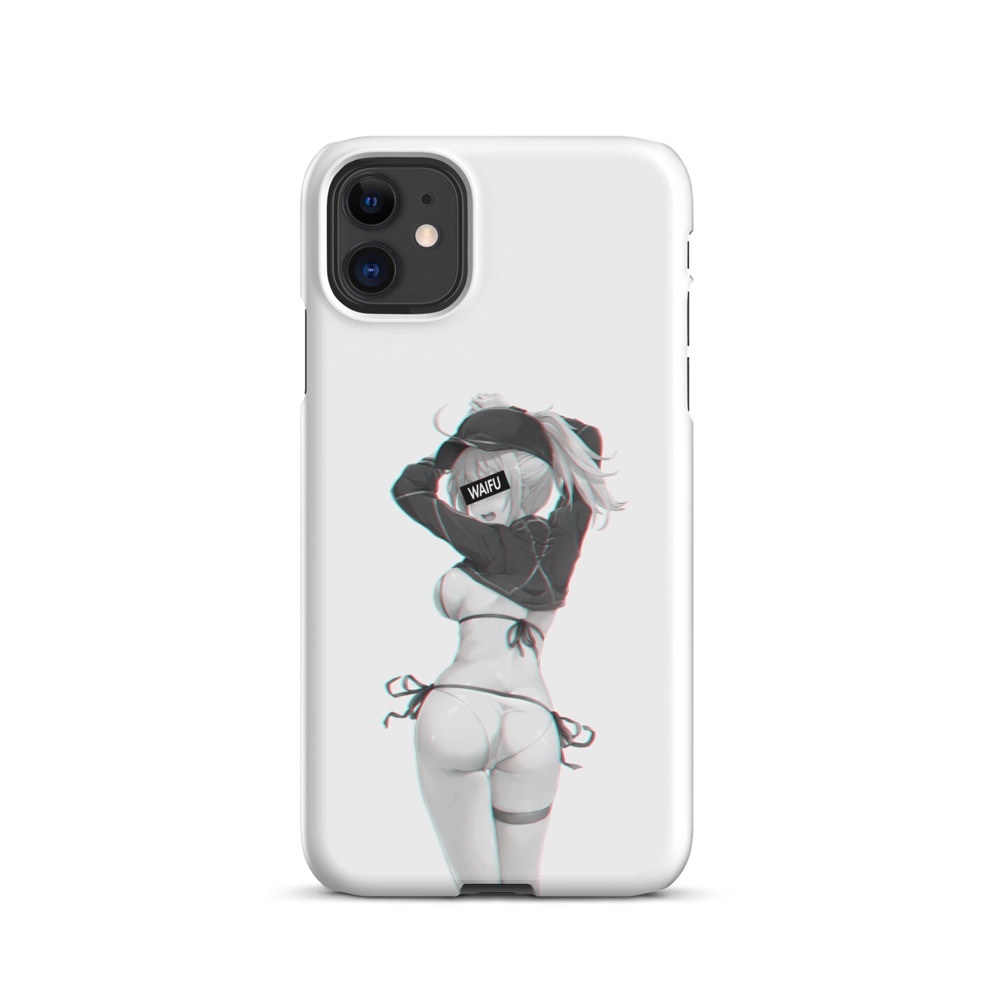 Mysterious Heroine Waifu Material #003 iPhone Premium Case