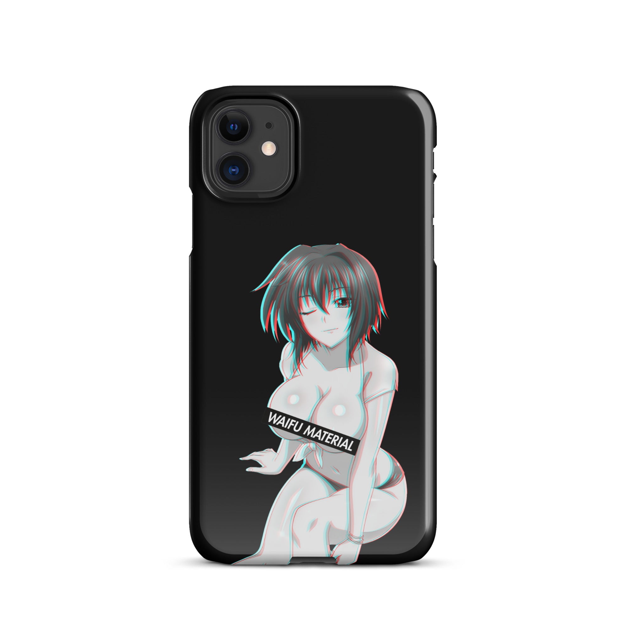 Xenovia Waifu Material - Black Edition #003 iPhone Premium Case