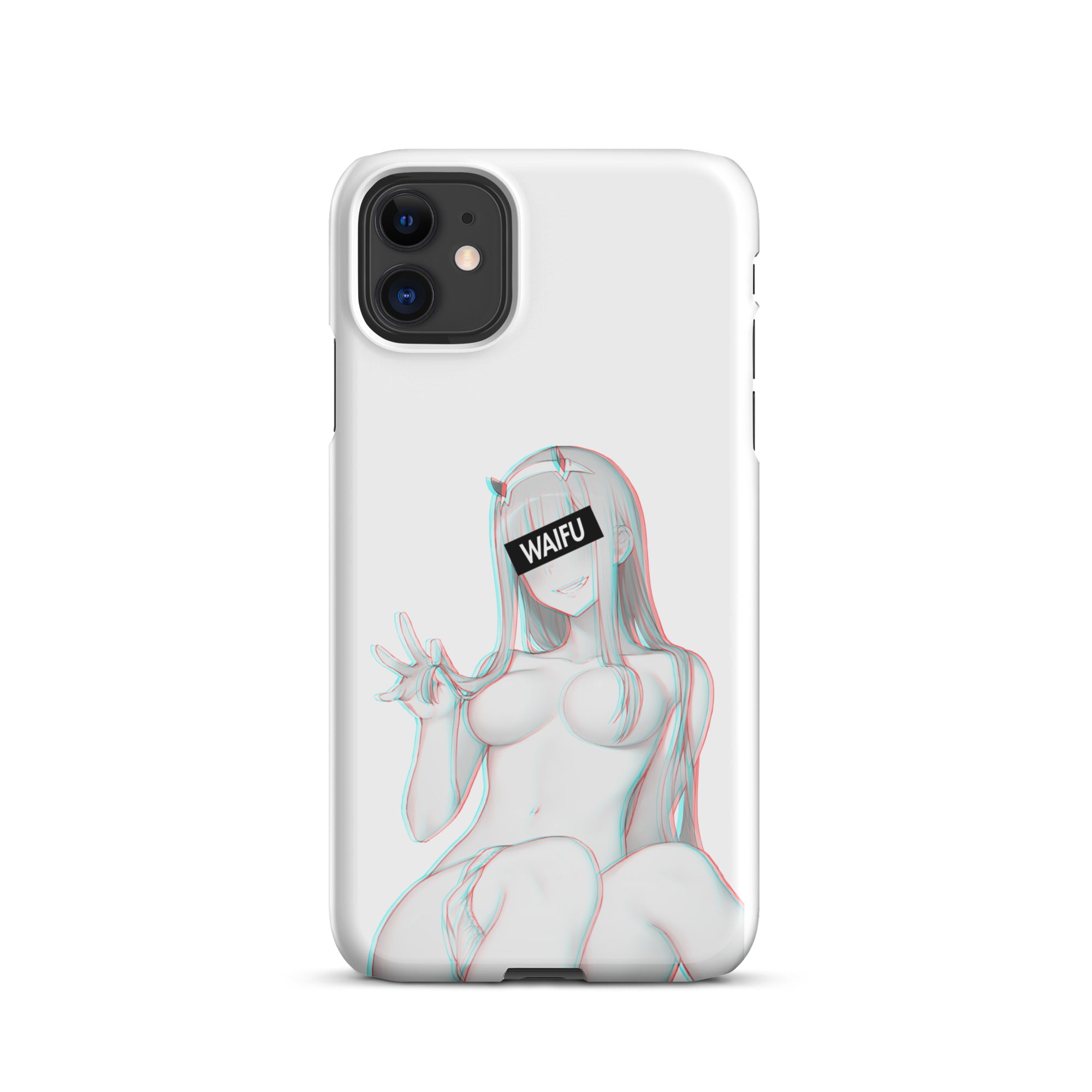 Zero Two Waifu Material #006 iPhone Premium Case