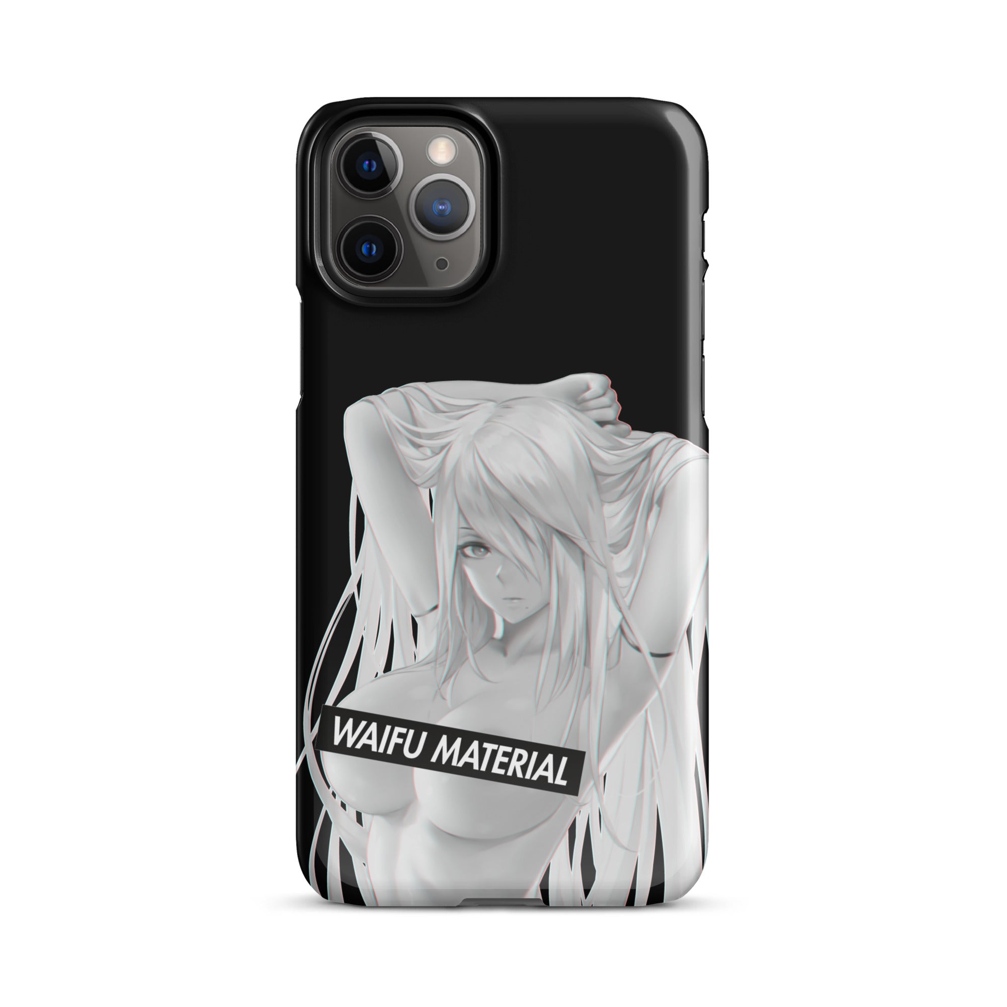 A2 Waifu Material - Black Edition #001 iPhone Premium Case