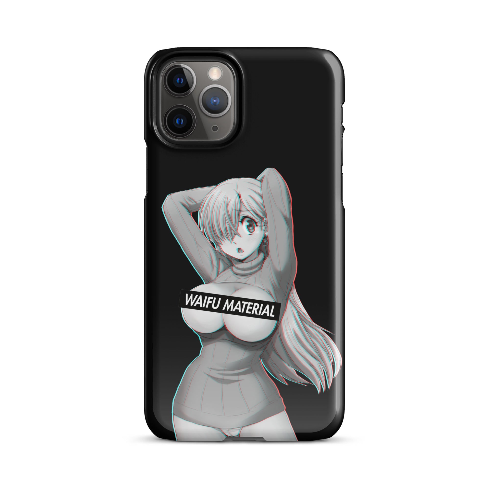 Elizabeth Waifu Material - Black Edition #001 iPhone Premium Case