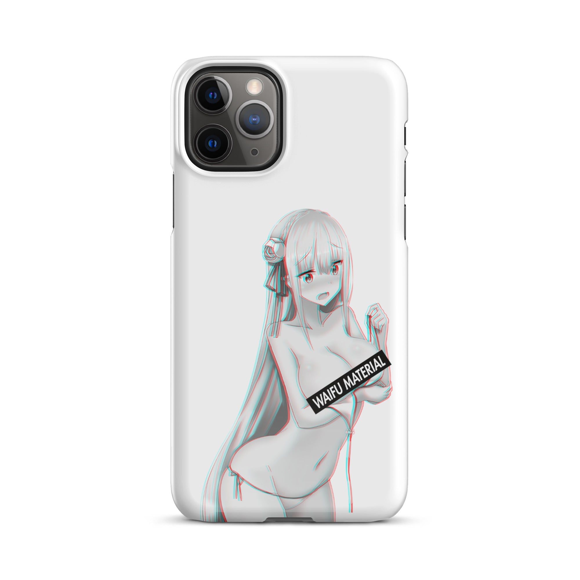 Emilia Waifu Material #003 iPhone Premium Case