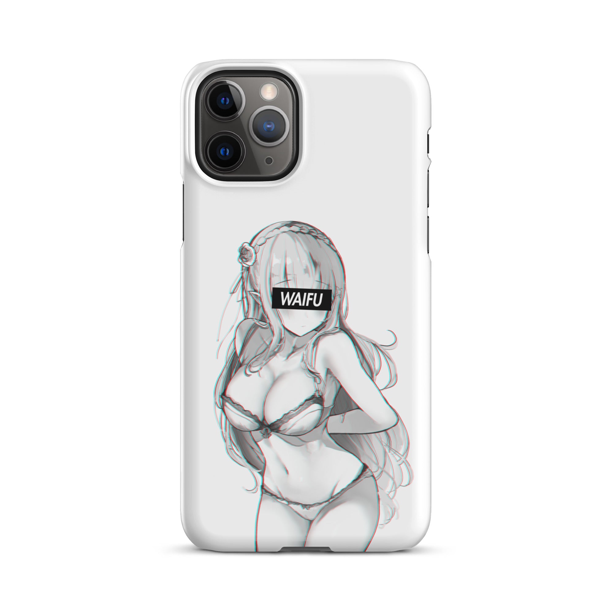 Emilia Waifu Material #004 iPhone Premium Case