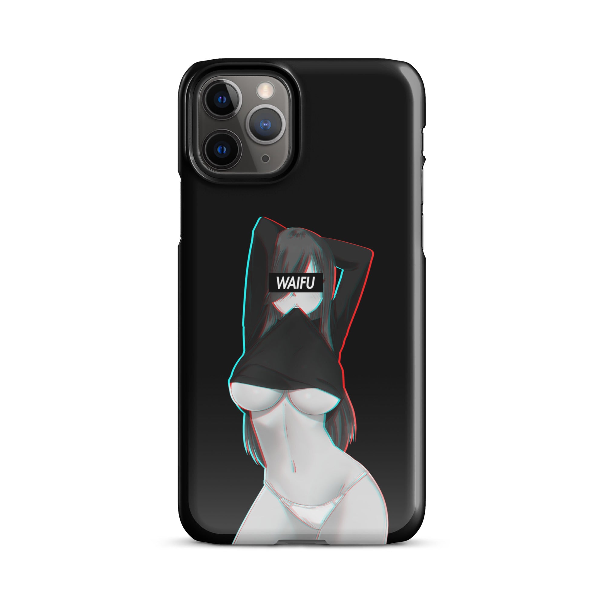 Erza Waifu Material - Black Edition #001 iPhone Premium Case