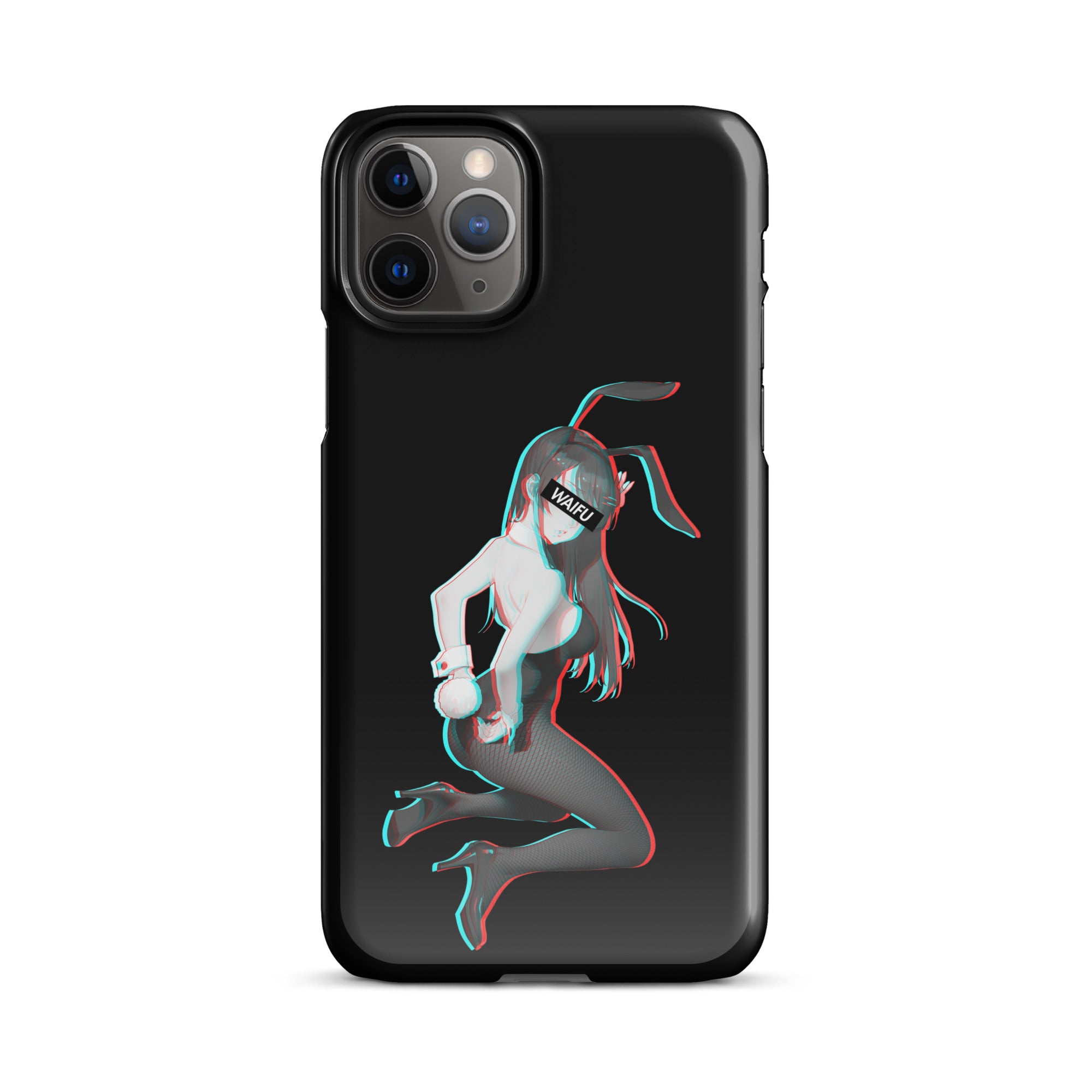 Mai Waifu Material - Black Edition #001 iPhone Premium Case