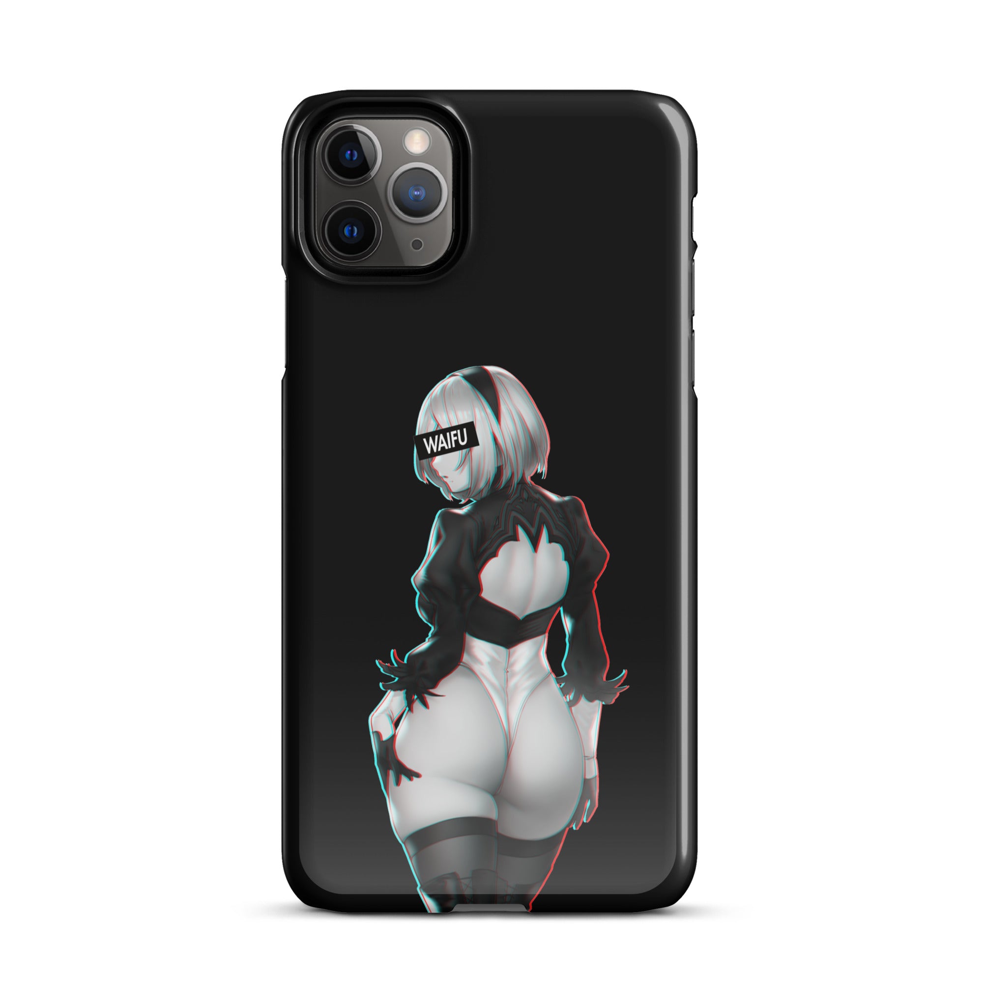 2B Waifu Material - Black Edition #001 iPhone Premium Case