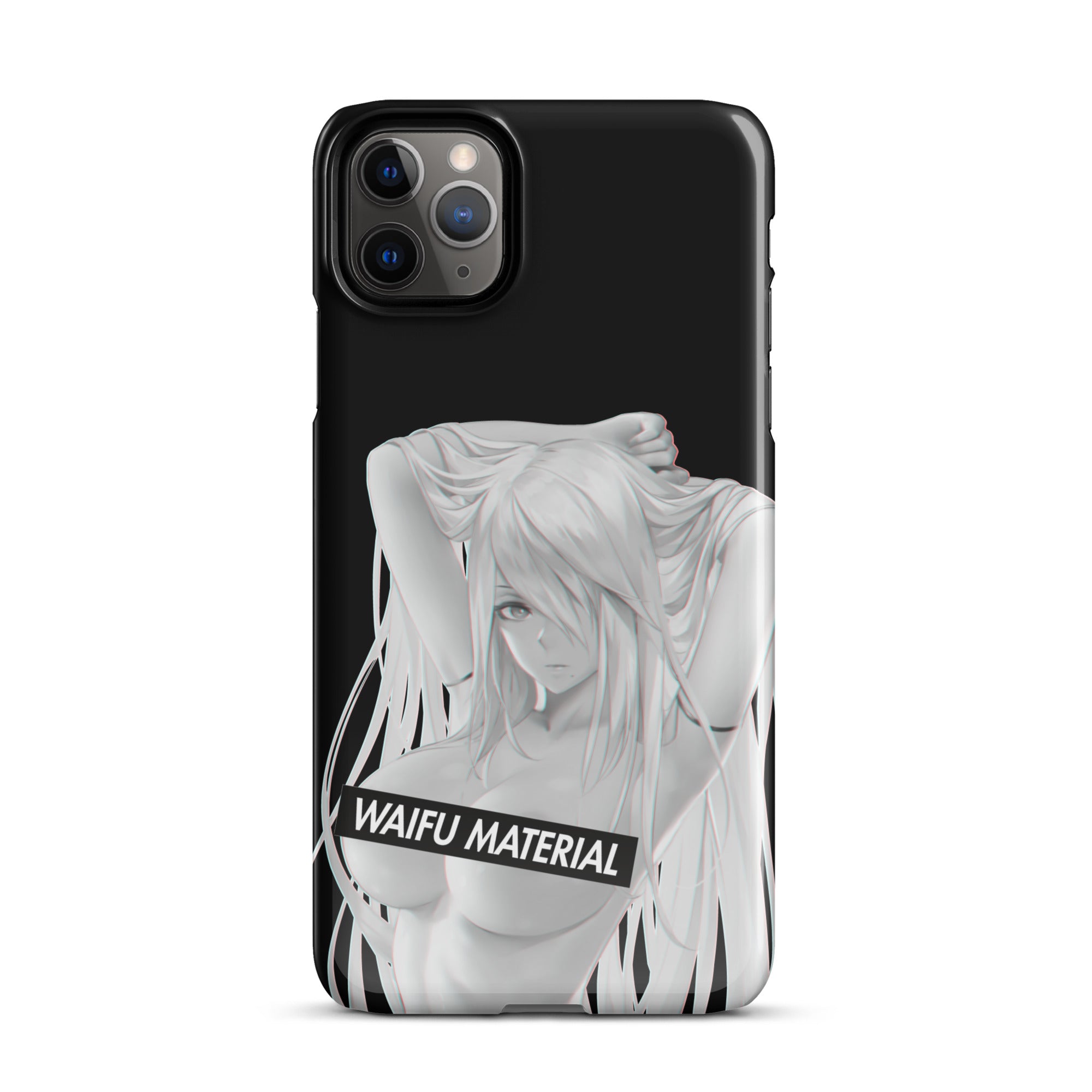 A2 Waifu Material - Black Edition #001 iPhone Premium Case