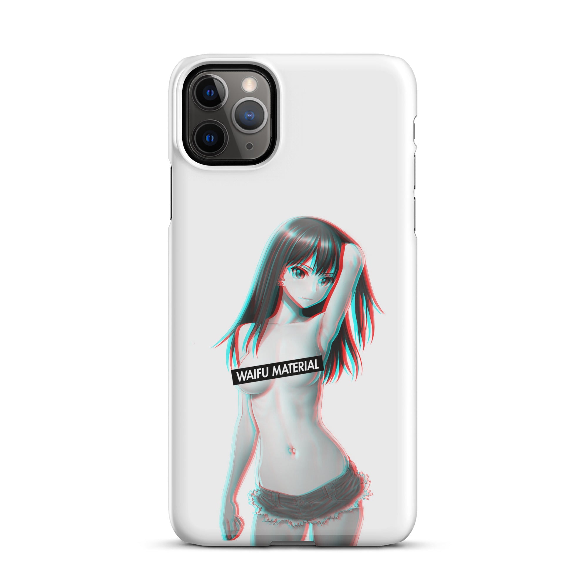 Cute Anime Girl Waifu Material 010 iPhone Premium Case