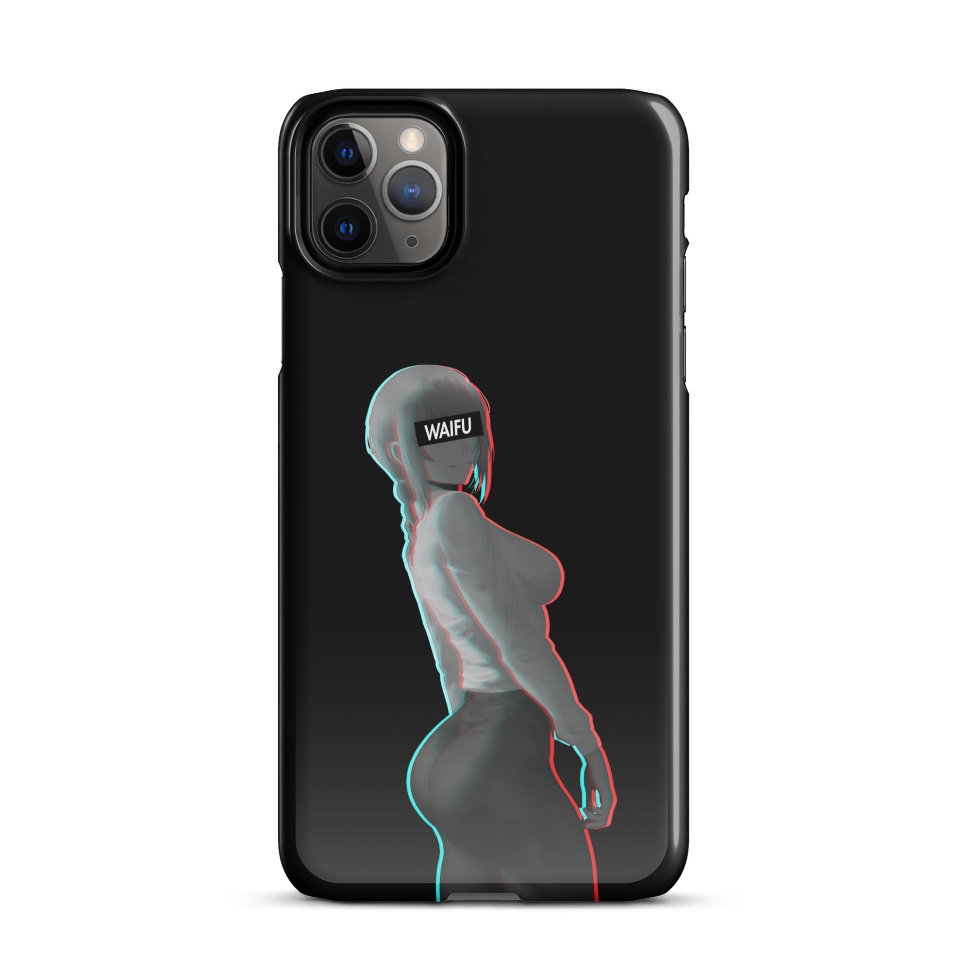 Makima Waifu Material - Black Edition #001 iPhone Premium Case