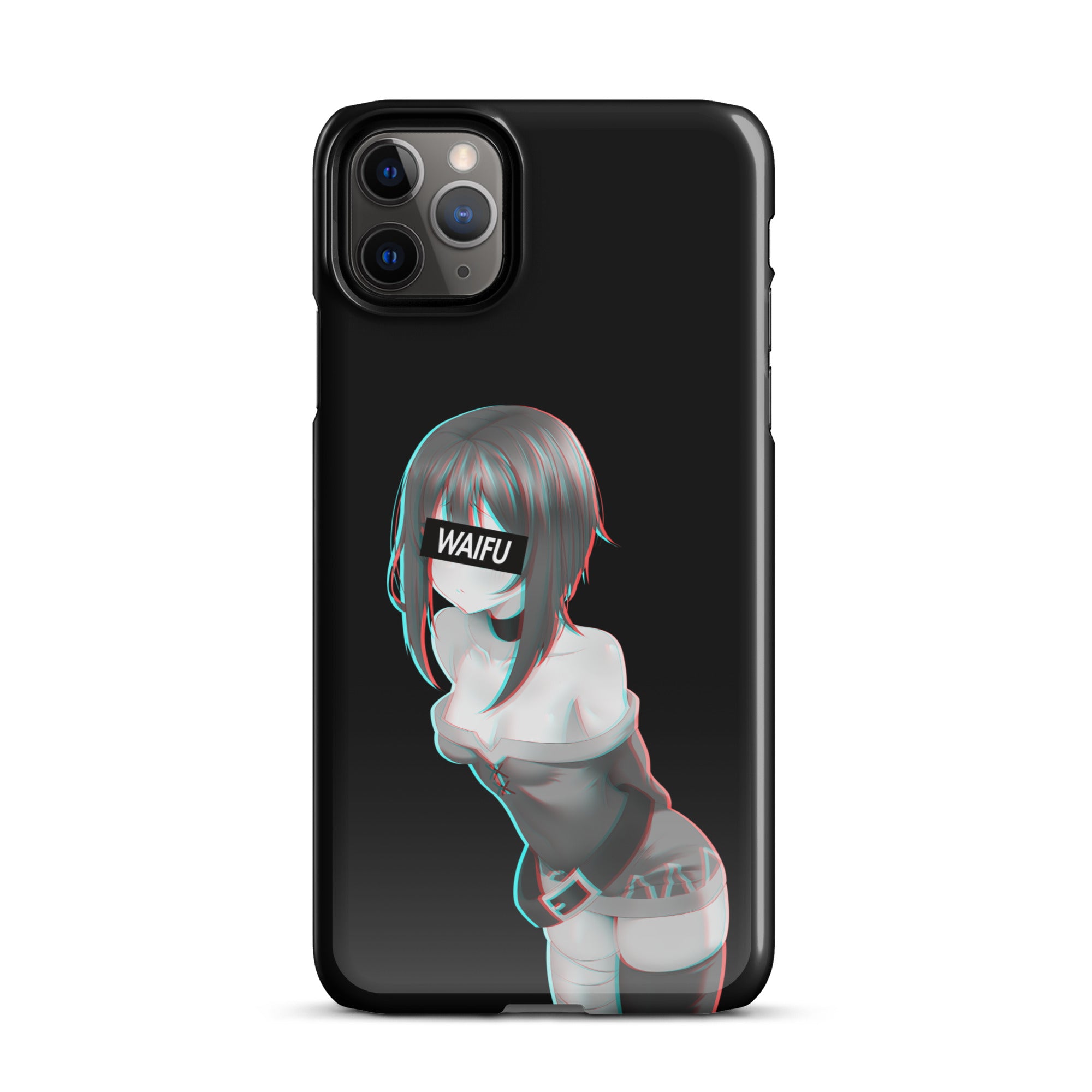 Megumin Waifu Material - Black Edition #001 iPhone Premium Case