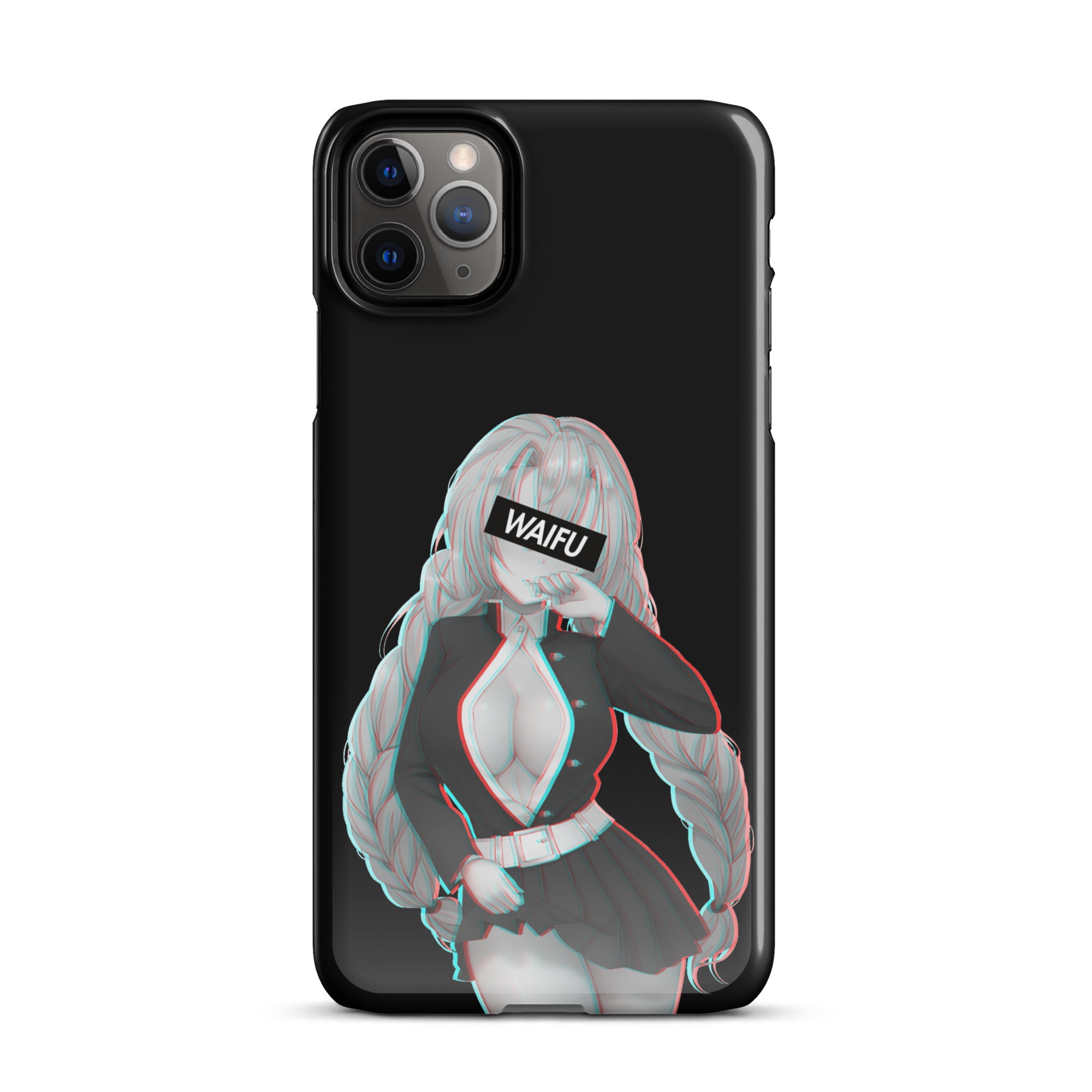 Mitsuri Waifu Material - Black Edition #001 iPhone Premium Case